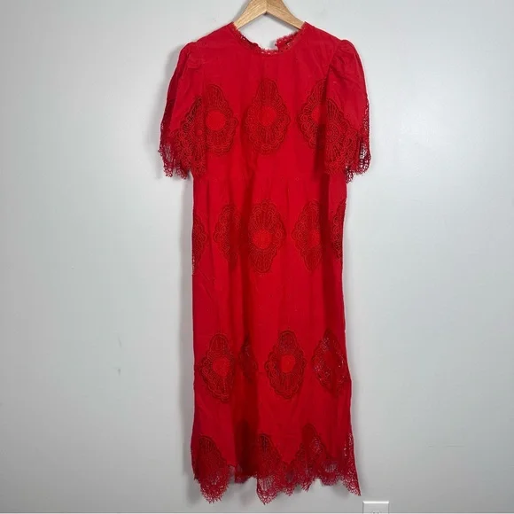 TUCKERNUCK Red Catalina Dress LARGE - Picture 7 of 12